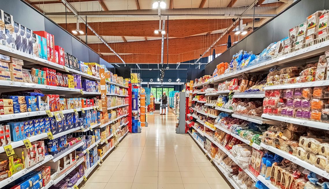 supermarket aisle